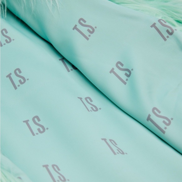 NEW Taylor Swift The Life of a Showgirl Mint Faux Fur Coat - Size XS/S - Picture 5 of 6